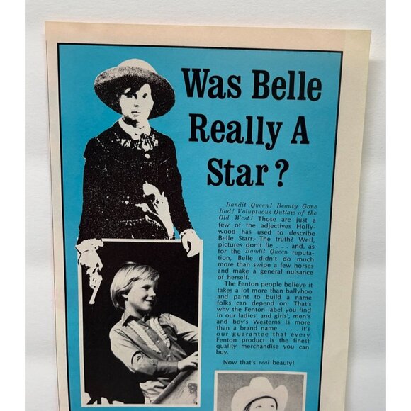 Fenton Westerns Vintage Print Ad 1970s Fashion Clothing Denver CO - Picture 4 of 6
